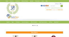 Desktop Screenshot of marketsharepromos.com